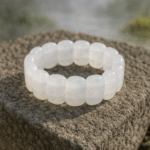 ChatGPT Image May 24, 2025, 05_48_13 PM White Crystal Block Bead Bracelet.