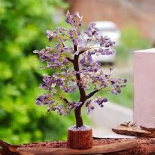 Amethyst Crystal Tree – Spiritual Growth & Peace Decor (100 Chips)