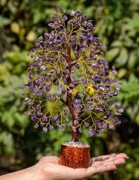 Amethyst Crystal Tree – Spiritual Growth & Peace Decor (100 Chips)