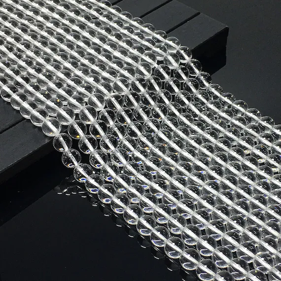 Clear Quartz Beads(7mm plus) – Premium Healing Crystals AAA+