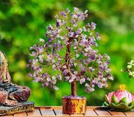 Amethyst Crystal Tree – Spiritual Growth & Peace Decor (100 Chips)