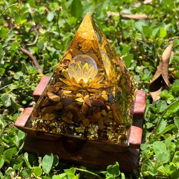 Golden Lotus Energy Pyramid.